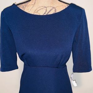 ✳️Navy Blue fit and flare dress✳️